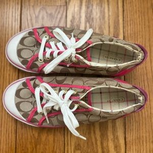 Coach Pink Shoes size 8.5
